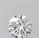 Diamante Natural 0.57 quilates, Redondo , Color H, claridad VVS2 y certificado GIA