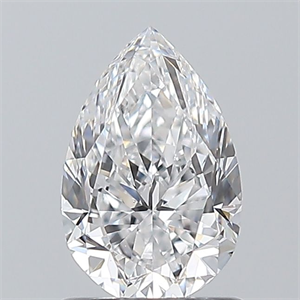 Picture of Natural Diamond 1.00 Carats, Pear with  Cut, D Color, VS2 Clarity and Certified by GIA