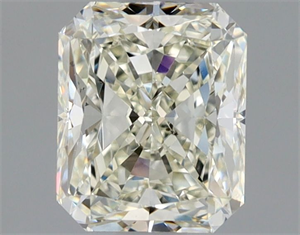 Picture of Natural Diamond 1.01 Carats, Radiant with  Cut, K Color, SI1 Clarity and Certified by GIA