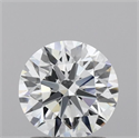 Lab Grown Diamond 1.36 Carats, Round with Ideal Cut, F Color, IF Clarity and Certified by IGI