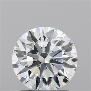 Picture of Lab Grown Diamond 1.36 Carats, Round with Ideal Cut, F Color, IF Clarity and Certified by IGI