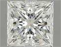 Natural Diamond 1.01 Carats, Princess with  Cut, H Color, IF Clarity and Certified by IGI