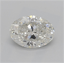 Natural Diamond 1.71 Carats, Oval with  Cut, I Color, SI2 Clarity and Certified by GIA