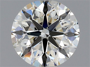 Picture of Natural Diamond 0.80 Carats, Round with Excellent Cut, K Color, SI1 Clarity and Certified by GIA