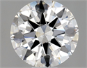 Diamante Natural 0.50 quilates, Redondo , Color F, claridad SI1 y certificado GIA