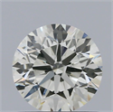 Natural Diamond 0.81 Carats, Round with Excellent Cut, J Color, SI1 Clarity and Certified by IGI