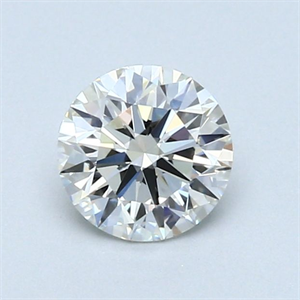 Foto Diamante Natural 0.71 quilates, Redondo , Color I, claridad VVS1 y certificado GIA de