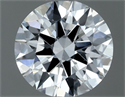 Diamante Natural 0.51 quilates, Redondo , Color E, claridad VS2 y certificado GIA