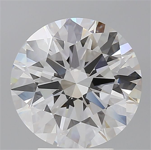 Picture of Lab Grown Diamond 4.05 Carats, Round with Ideal Cut, E Color, VVS2 Clarity and Certified by IGI