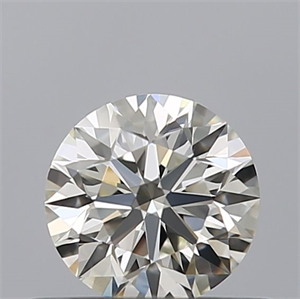 Picture of Natural Diamond 0.40 Carats, Round with Excellent Cut, I Color, IF Clarity and Certified by IGI