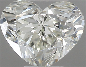 Picture of Natural Diamond 0.40 Carats, Heart with  Cut, I Color, VS1 Clarity and Certified by IGI