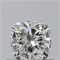 Natural Diamond 0.59 Carats, Cushion with  Cut, J Color, VVS1 Clarity and Certified by GIA