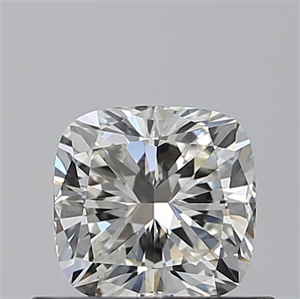 Picture of Natural Diamond 0.59 Carats, Cushion with  Cut, J Color, VVS1 Clarity and Certified by GIA