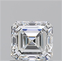 Natural Diamond 1.02 Carats, Asscher with  Cut, F Color, VS2 Clarity and Certified by GIA