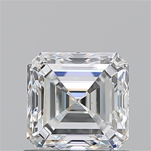 Picture of Natural Diamond 1.02 Carats, Asscher with  Cut, F Color, VS2 Clarity and Certified by GIA