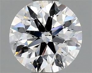 Picture of Natural Diamond 0.40 Carats, Round with Excellent Cut, E Color, SI2 Clarity and Certified by GIA