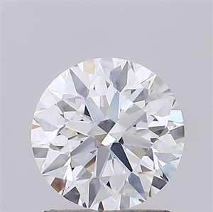 Picture of Lab Grown Diamond 1.51 Carats, Round with Ideal Cut, D Color, VVS2 Clarity and Certified by IGI