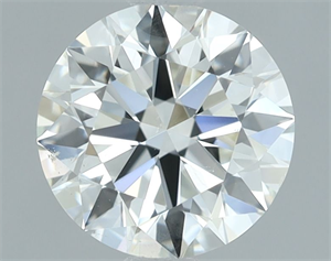 Foto Diamante Natural 1.01 quilates, Redondo , Color J, claridad SI1 y certificado GIA de