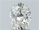Natural Diamond 1.01 Carats, Oval with  Cut, I Color, VS2 Clarity and Certified by GIA