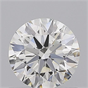 Natural Diamond 0.80 Carats, Round with Excellent Cut, I Color, VS2 Clarity and Certified by GIA