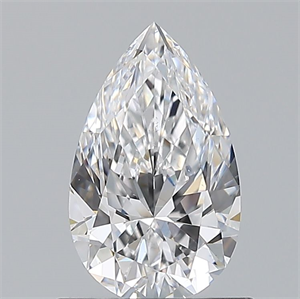 Picture of Natural Diamond 0.80 Carats, Pear with  Cut, D Color, VS2 Clarity and Certified by GIA