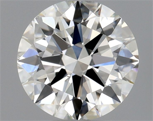 Picture of Natural Diamond 0.50 Carats, Round with Excellent Cut, H Color, VS2 Clarity and Certified by GIA