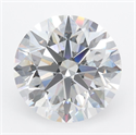 Lab Grown Diamond 3.52 Carats, Round with Ideal Cut, D Color, IF Clarity and Certified by IGI