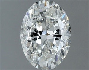 Picture of Natural Diamond 0.60 Carats, Oval with  Cut, H Color, SI1 Clarity and Certified by GIA
