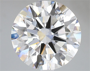 Picture of Lab Grown Diamond 5.05 Carats, Round with Ideal Cut, E Color, VVS1 Clarity and Certified by IGI