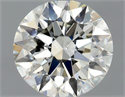 Natural Diamond 0.91 Carats, Round with Excellent Cut, J Color, SI2 Clarity and Certified by GIA