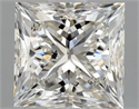 Natural Diamond 1.05 Carats, Princess with  Cut, J Color, SI2 Clarity and Certified by GIA