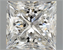 Natural Diamond 1.05 Carats, Princess with  Cut, J Color, SI2 Clarity and Certified by GIA