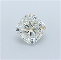 Diamante Natural 0.40 quilates, Del cojín , Color K, claridad VVS2 y certificado GIA