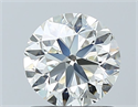 Natural Diamond 1.01 Carats, Round with Very Good Cut, K Color, VVS1 Clarity and Certified by GIA