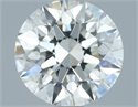 Natural Diamond 1.63 Carats, Round with Excellent Cut, H Color, IF Clarity and Certified by IGI