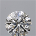 Natural Diamond 0.57 Carats, Round with Excellent Cut, F Color, VVS2 Clarity and Certified by IGI