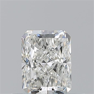 Foto Diamante Natural 0.50 quilates, Radiante , Color I, claridad VVS2 y certificado GIA de