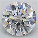 Del inventario de diamantes de laboratorio, 2.04 quilates, Redondo , Color E, claridad VS1 y certificado IGI