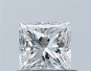Foto Diamante Natural 0.51 quilates, Princesa , Color F, claridad VVS1 y certificado GIA de