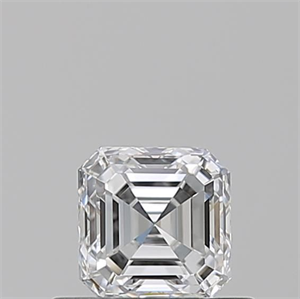 Foto Diamante Natural 0.50 quilates, Asscher , Color D, claridad VS1 y certificado GIA de