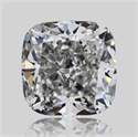 Diamante Natural 0.71 quilates, Del cojín , Color F, claridad VS2 y certificado GIA