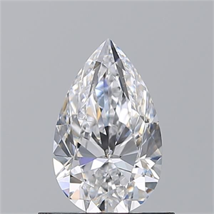 Foto Diamante Natural 0.70 quilates, De pera , Color D, claridad SI1 y certificado GIA de