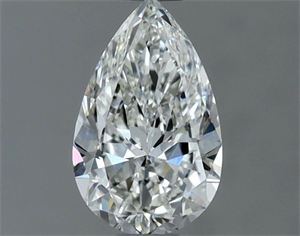 Foto Diamante Natural 0.50 quilates, De pera , Color H, claridad VS2 y certificado GIA de