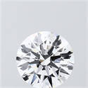 Lab Grown Diamond 1.50 Carats, Round with Ideal Cut, D Color, VVS2 Clarity and Certified by IGI