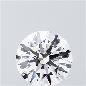 Picture of Lab Grown Diamond 1.50 Carats, Round with Ideal Cut, D Color, VVS2 Clarity and Certified by IGI