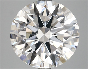 Picture of Lab Grown Diamond 4.59 Carats, Round with Ideal Cut, F Color, VS2 Clarity and Certified by IGI