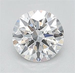 Picture of Lab Grown Diamond 1.07 Carats, Round with Ideal Cut, D Color, VVS2 Clarity and Certified by IGI
