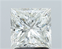 Natural Diamond 1.71 Carats, Princess with  Cut, H Color, SI2 Clarity and Certified by IGI