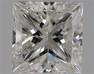 Picture of Natural Diamond 0.50 Carats, Princess with  Cut, I Color, VS1 Clarity and Certified by GIA
