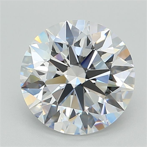 Picture of Lab Grown Diamond 2.79 Carats, Round with Excellent Cut, D Color, VVS1 Clarity and Certified by GIA